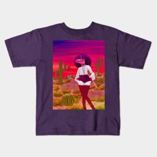 Southwestern Sunset Kids T-Shirt